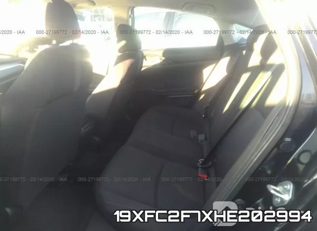 19XFC2F7XHE202994 фото 9