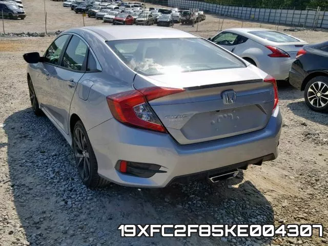19XFC2F85KE004307 фото 4