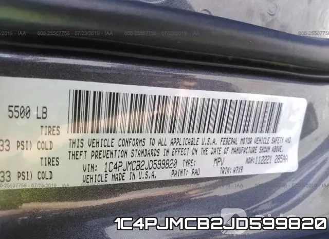 1C4PJMCB2JD599820 фото 10