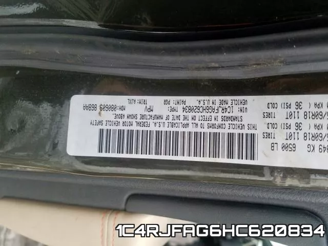 1C4RJFAG6HC620834 фото 2