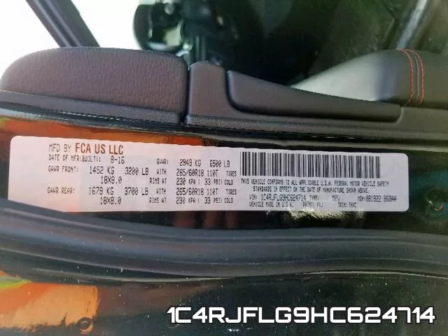 1C4RJFLG9HC624714 фото 2