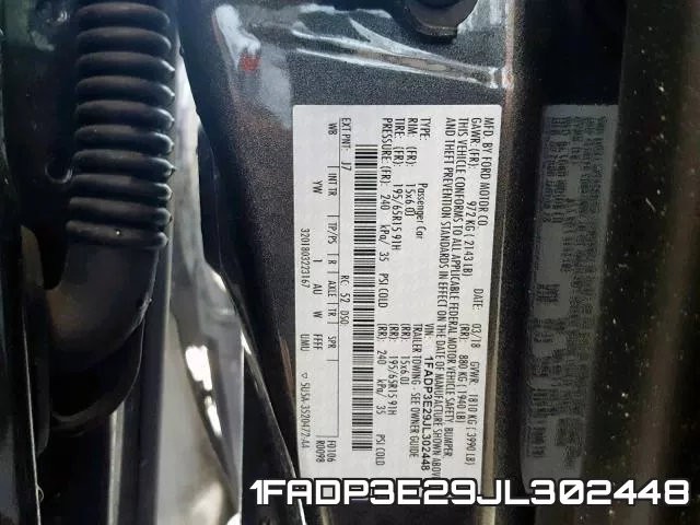 1FADP3E29JL302448 фото 2