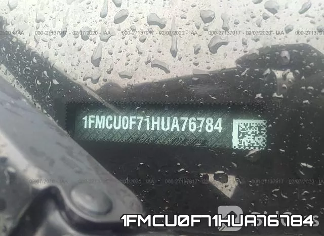 1FMCU0F71HUA76784 фото 10