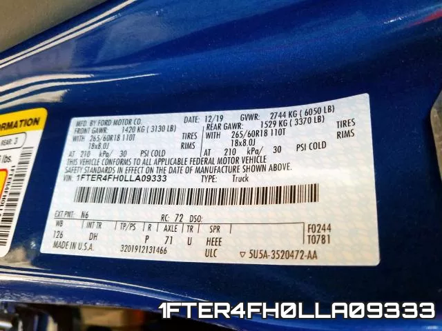 1FTER4FH0LLA09333 фото 2