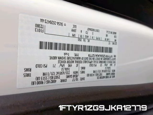 1FTYR1ZG9JKA12779 фото 2