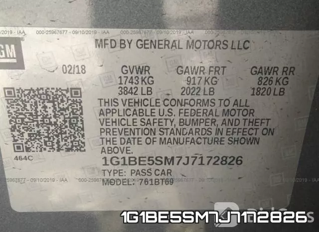 1G1BE5SM7J7172826 фото 10