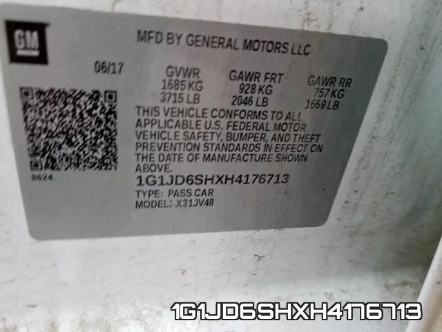 1G1JD6SHXH4176713 фото 2
