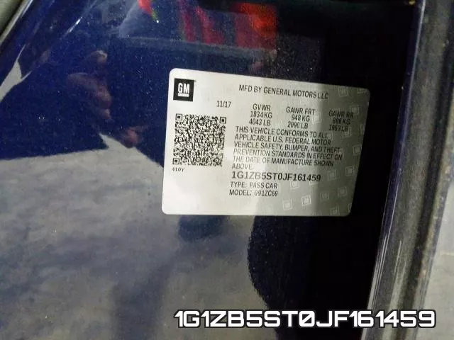 1G1ZB5ST0JF161459 фото 2