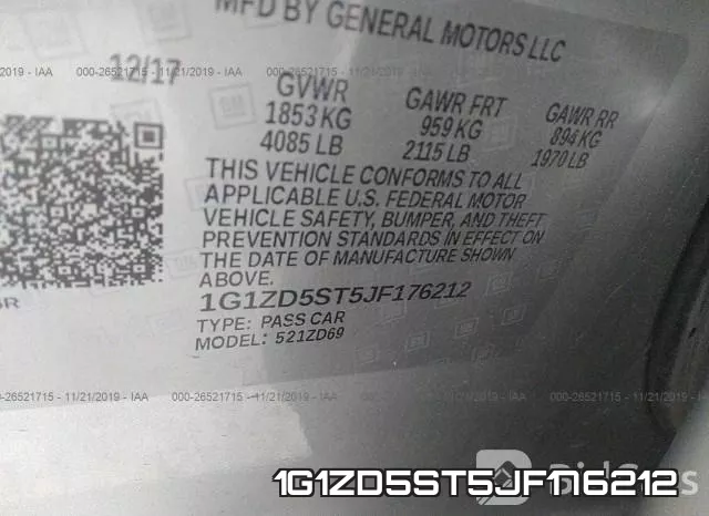1G1ZD5ST5JF176212 фото 10