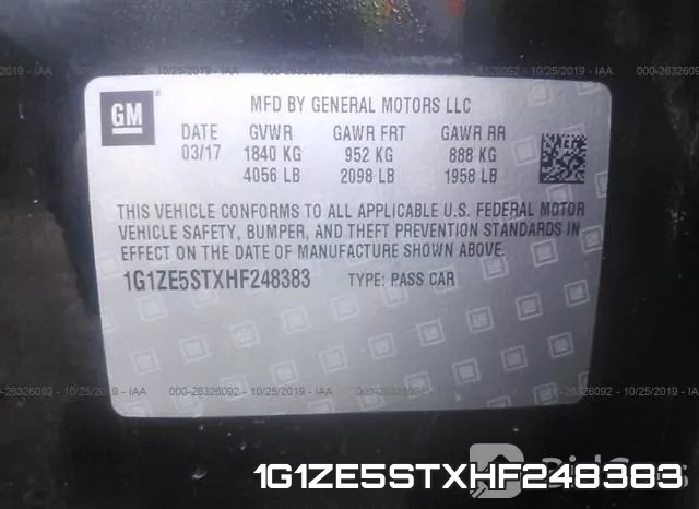 1G1ZE5STXHF248383 фото 10