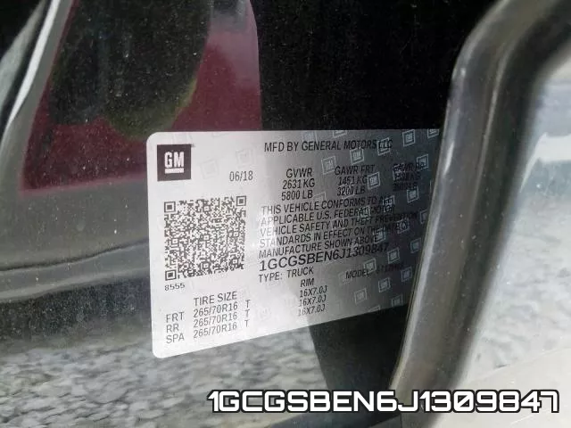 1GCGSBEN6J1309847 фото 2