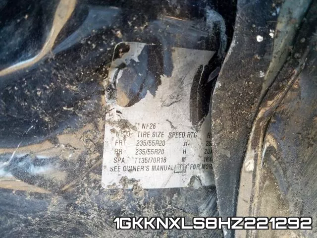 1GKKNXLS8HZ221292 фото 2