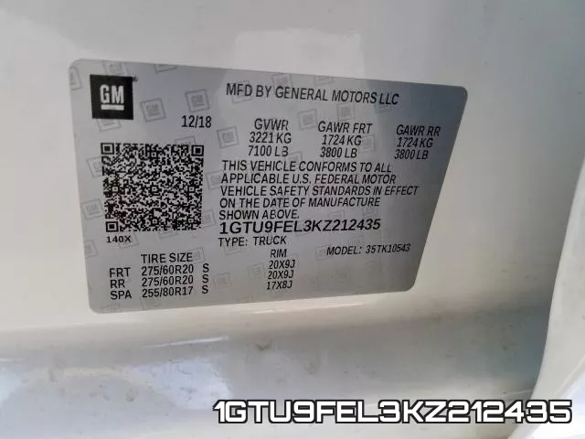 1GTU9FEL3KZ212435 фото 2