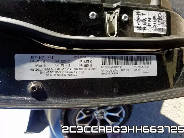 2C3CCABG3HH663725 фото 2