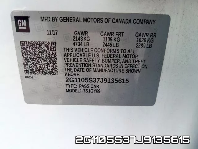 2G1105S37J9135615 фото 2