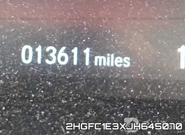 2HGFC1E3XJH645070 фото 8