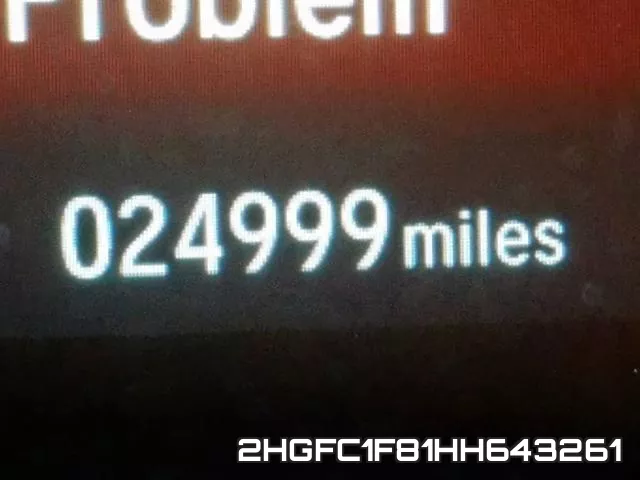 2HGFC1F81HH643261 фото 9