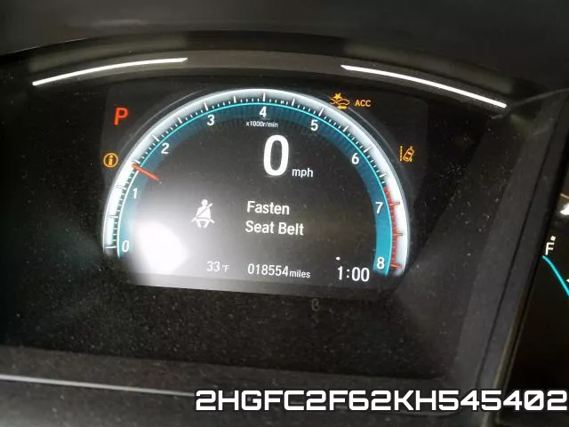 2HGFC2F62KH545402 фото 9