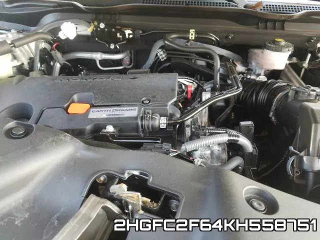 2HGFC2F64KH558751 фото 8