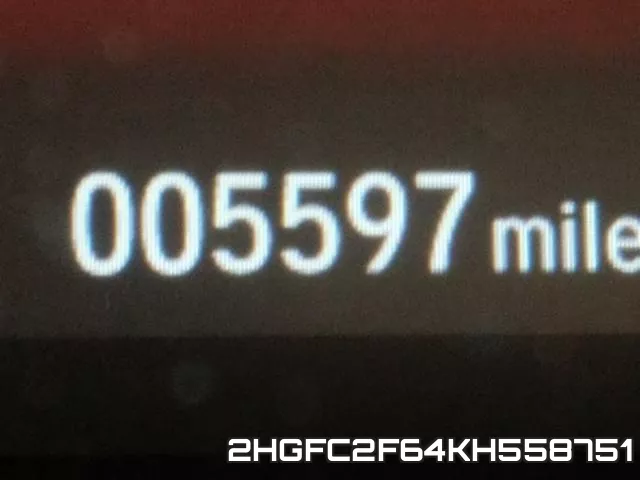 2HGFC2F64KH558751 фото 9