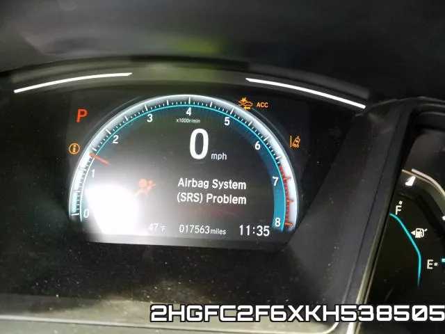 2HGFC2F6XKH538505 фото 9