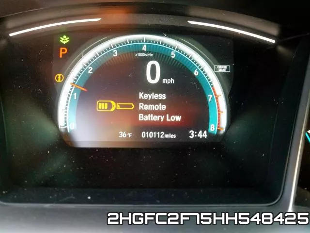 2HGFC2F75HH548425 фото 9