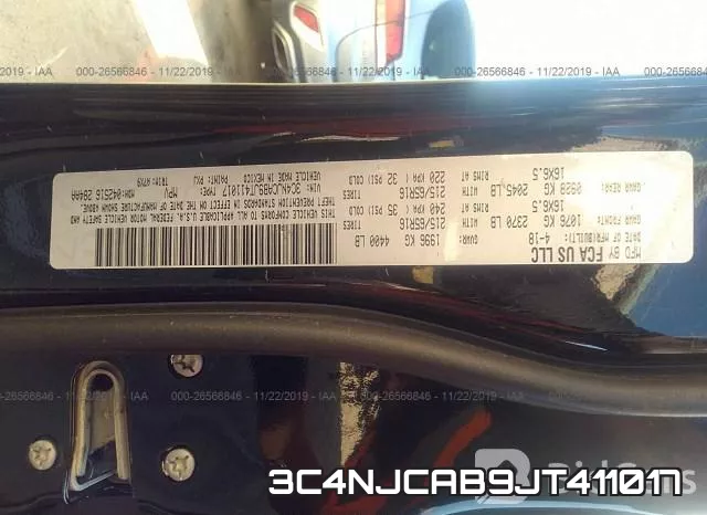 3C4NJCAB9JT411017 фото 10