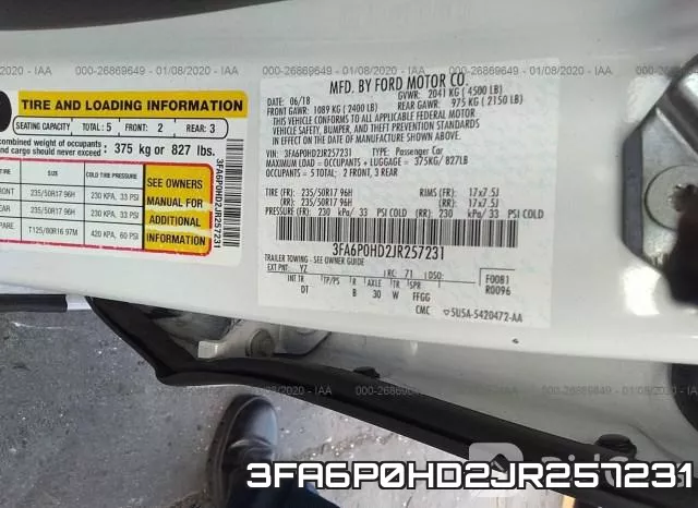 3FA6P0HD2JR257231 фото 10