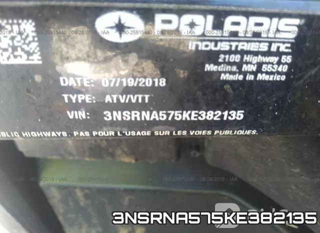 3NSRNA575KE382135 фото 2