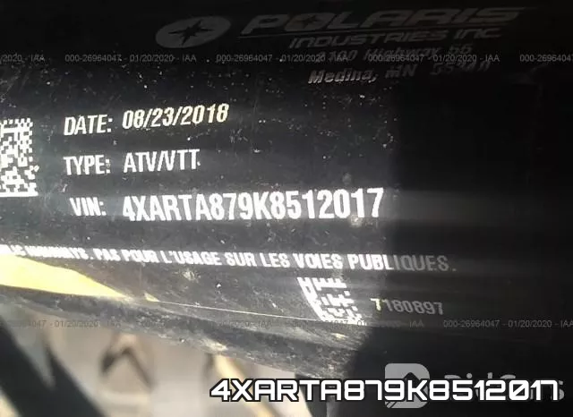 4XARTA879K8512017 фото 10