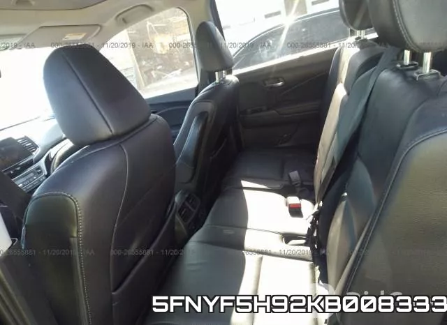 5FNYF5H92KB008333 фото 9