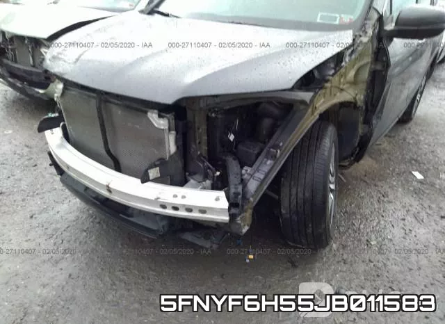 5FNYF6H55JB011583 фото 7