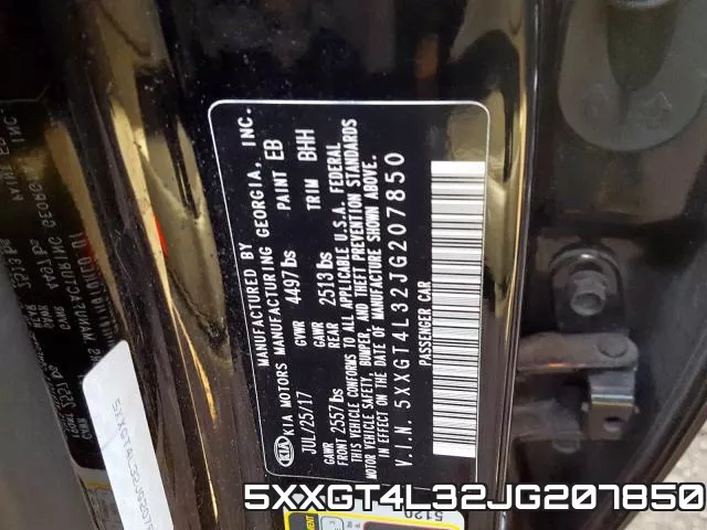 5XXGT4L32JG207850 фото 2