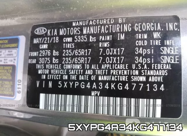5XYPG4A34KG477134 фото 10