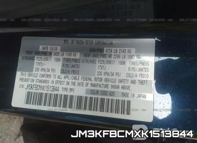 JM3KFBCMXK1513844 фото 10