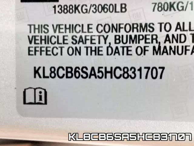 KL8CB6SA5HC831707 фото 2