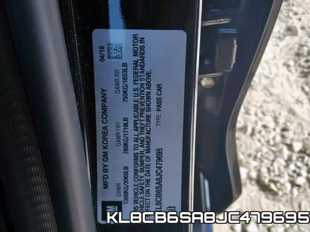 KL8CB6SA8JC479695 фото 2