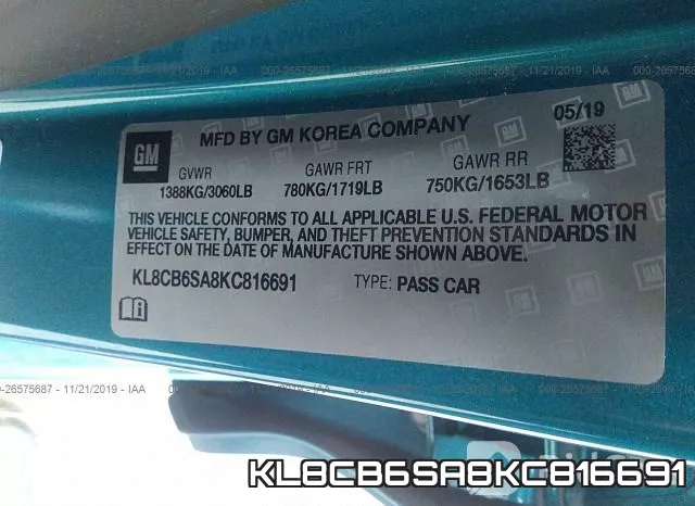 KL8CB6SA8KC816691 фото 10