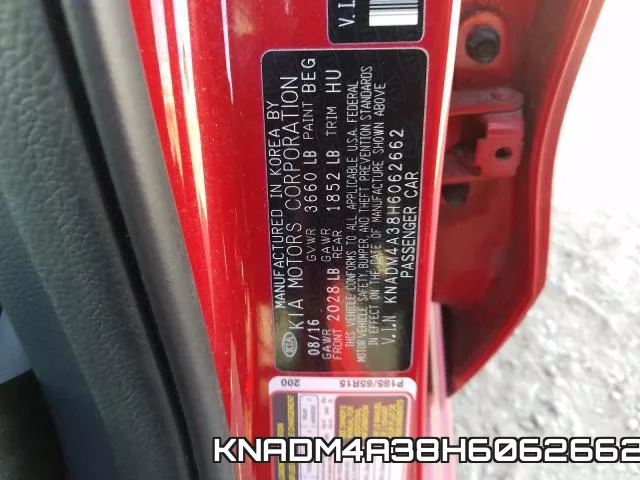 KNADM4A38H6062662 фото 2