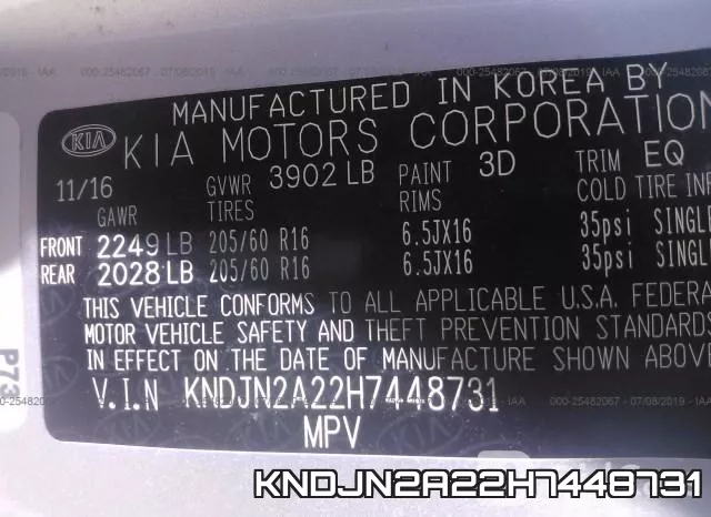 KNDJN2A22H7448731 фото 10