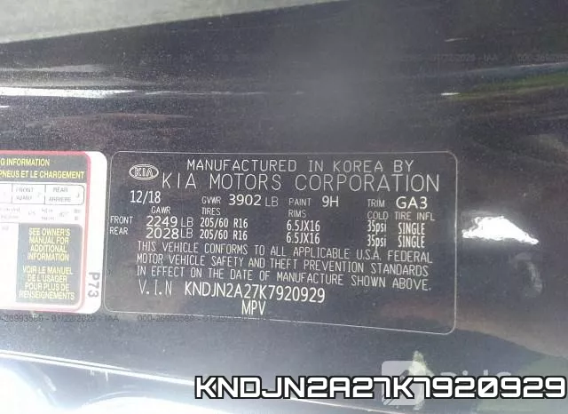 KNDJN2A27K7920929 фото 10