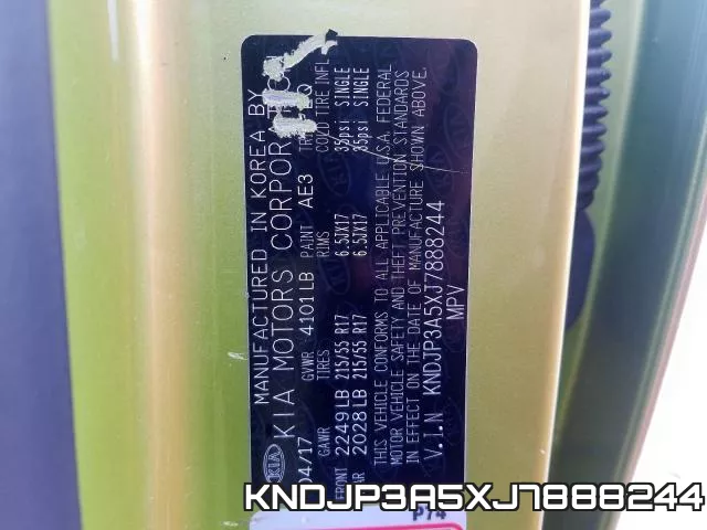 KNDJP3A5XJ7888244 фото 2