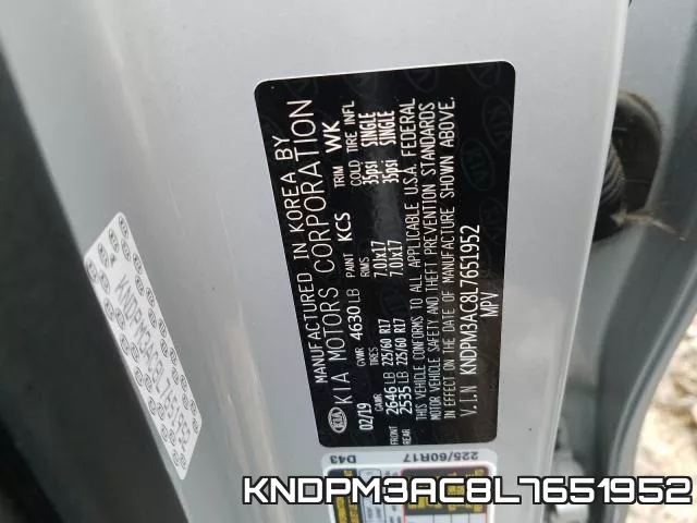 KNDPM3AC8L7651952 фото 2