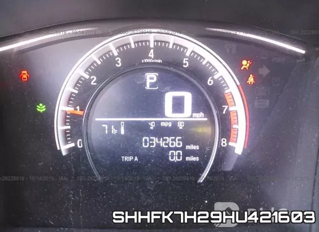 SHHFK7H29HU421603 фото 8