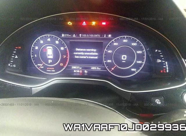 WA1VAAF70JD029936 фото 8