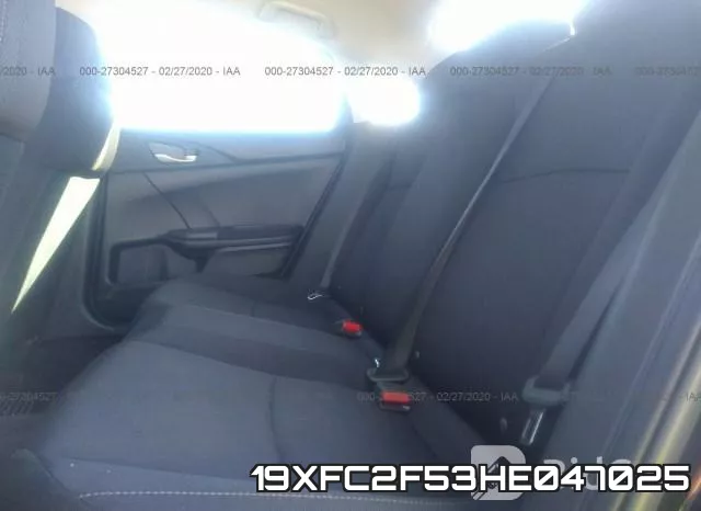 19XFC2F53HE047025 фото 9
