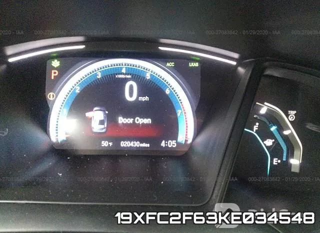 19XFC2F63KE034548 фото 8