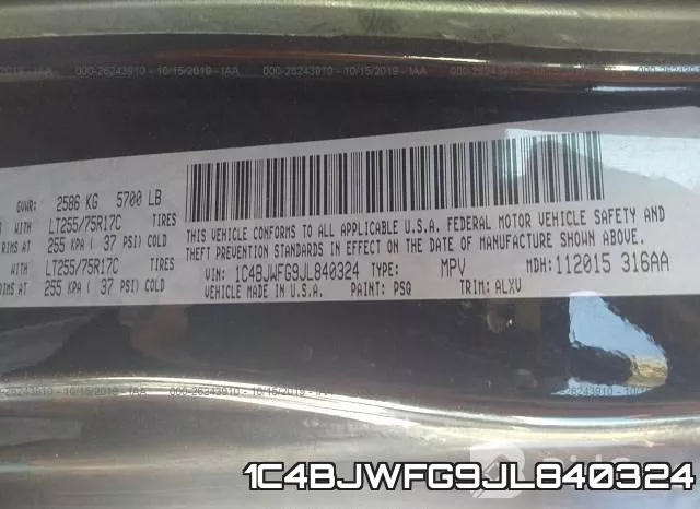 1C4BJWFG9JL840324 фото 10