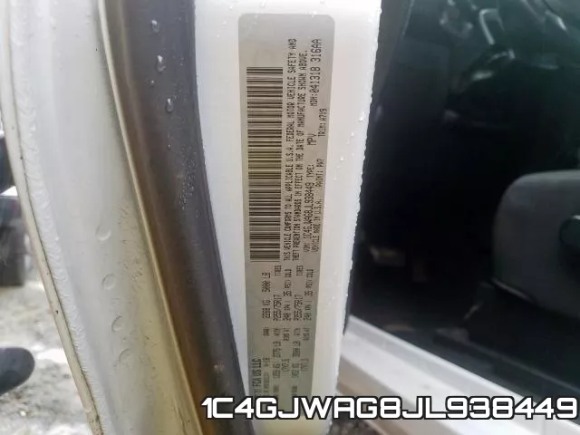 1C4GJWAG8JL938449 фото 2