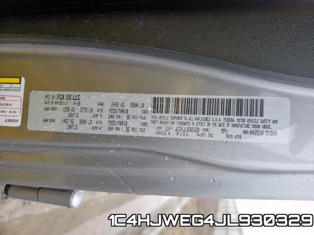 1C4HJWEG4JL930329 фото 2